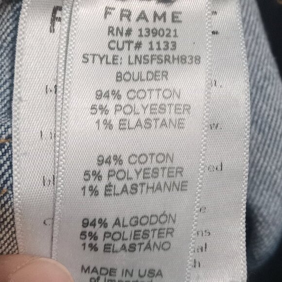 Frame Denim Women's Le Nouveau Straight Jeans 26 LNSFSRH838 - Picture 8 of 8